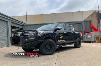 TOYOTA HILUX 4WD PORTAL SATIN BLACK